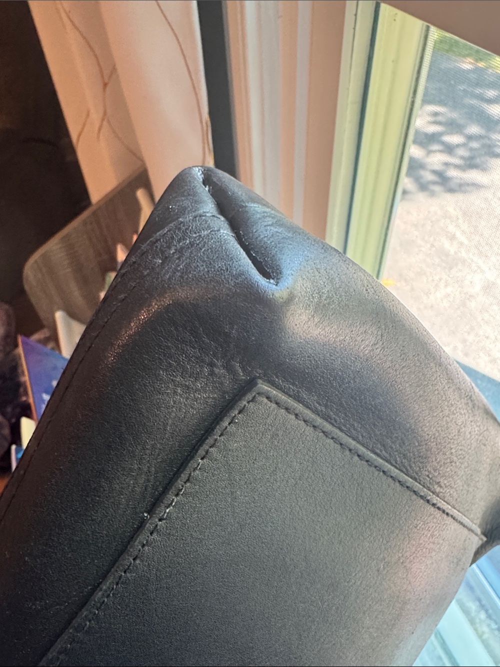 Madewell Black Leather Crossbody Bag with Gold Hardware - Picture 13 of 13